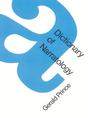 cover image of A Dictionary of Narratology